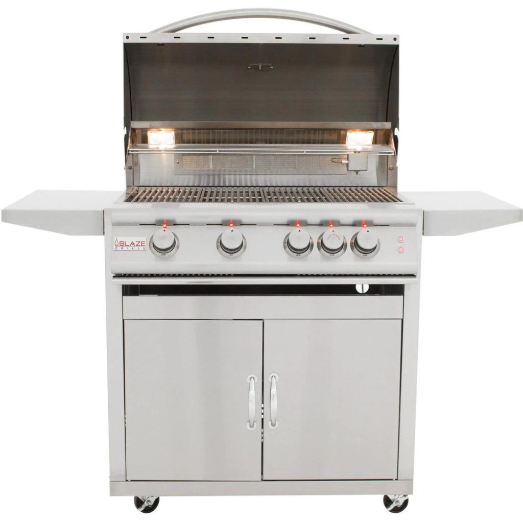 Blaze Premium LTE 32Inch 4Burner Grill With Rear Infrared Burner
