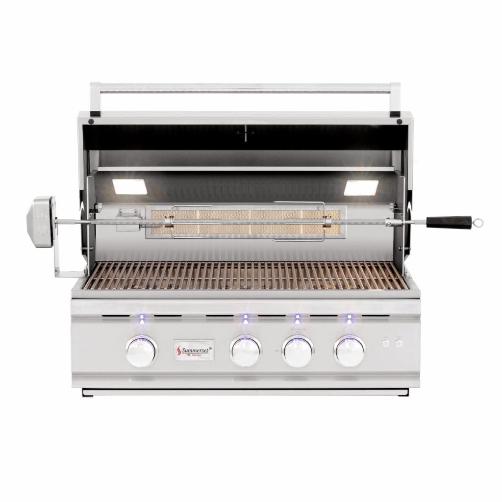 Summerset TRL 32Inch 3Burner BuiltIn Gas Grill With Rotisserie