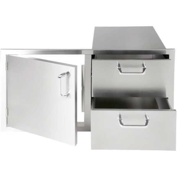 Single Door/Double Drawer Combo 36"